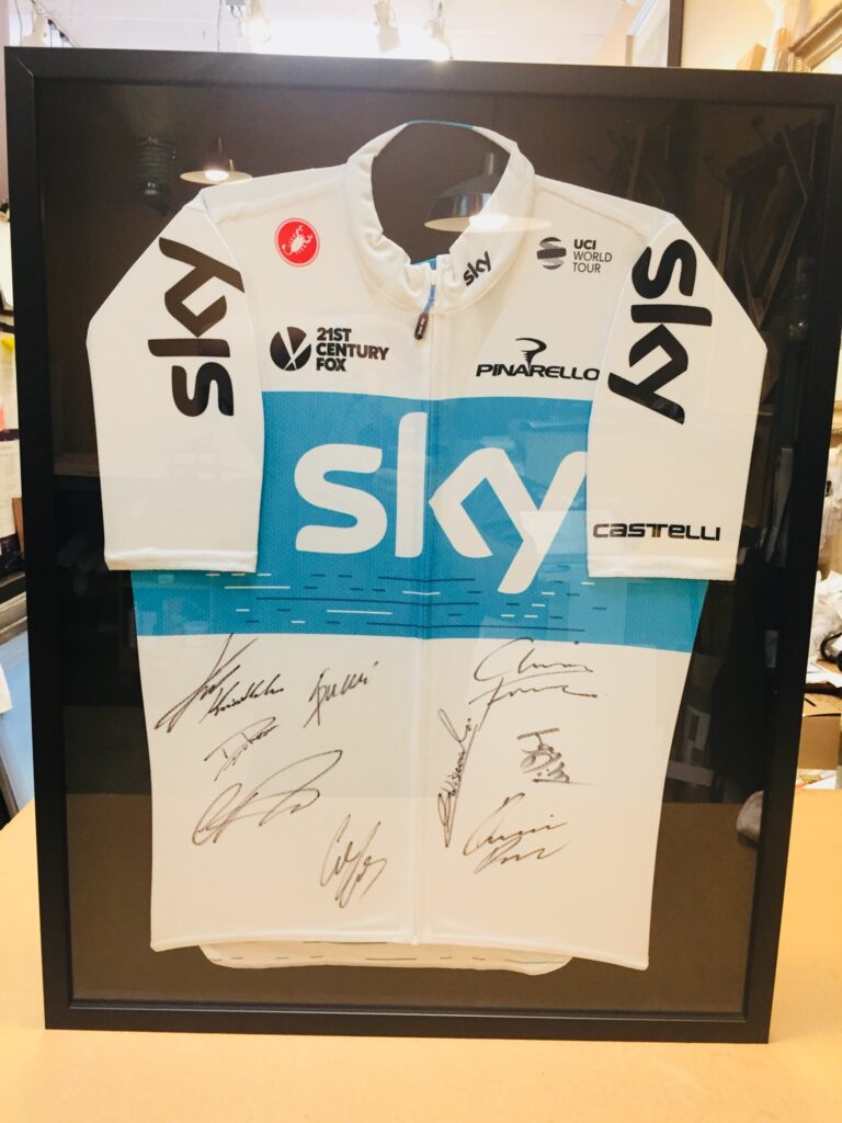 Framed UCI World Tour Jersey